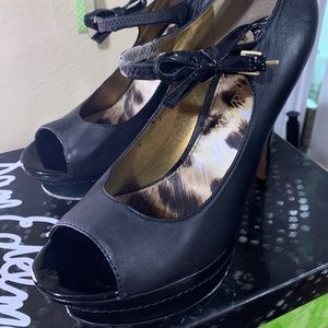 Jewel black Lea Sam Edelman heels size 7.5